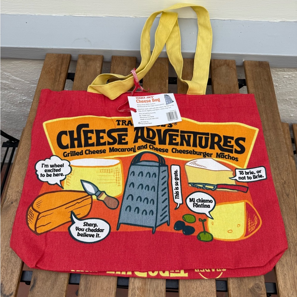 Trader Joe’s Reusable Bag Cheese Adventures